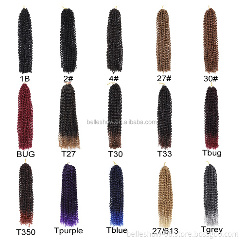 Hot sell 18" wholesale Passion Twist Hair Crochet Twist New Water Wave xtrend passion twist hair